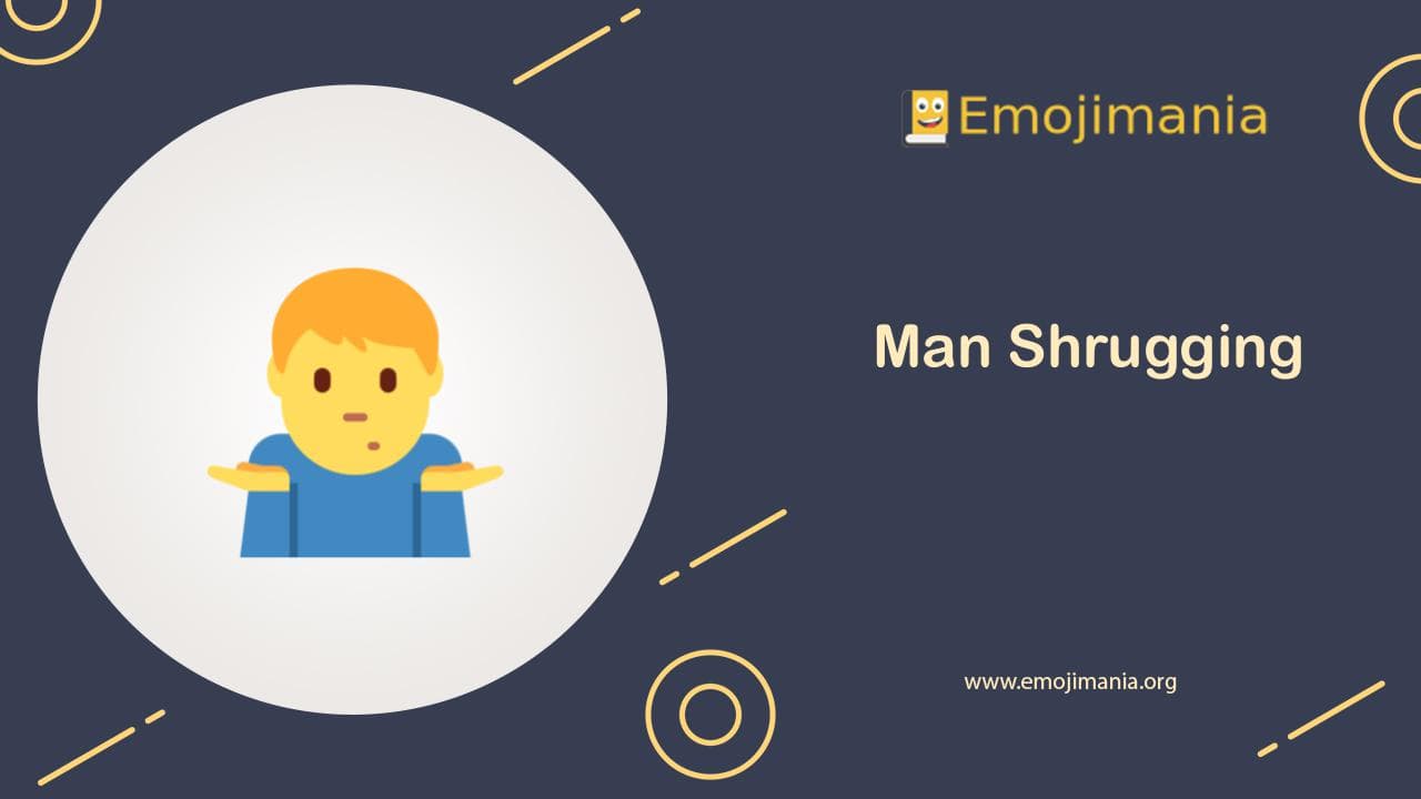 Man Shrugging Emoji