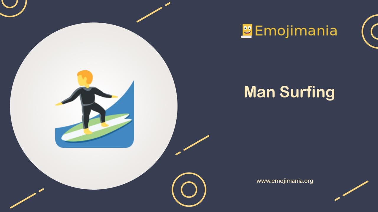 Man Surfing Emoji