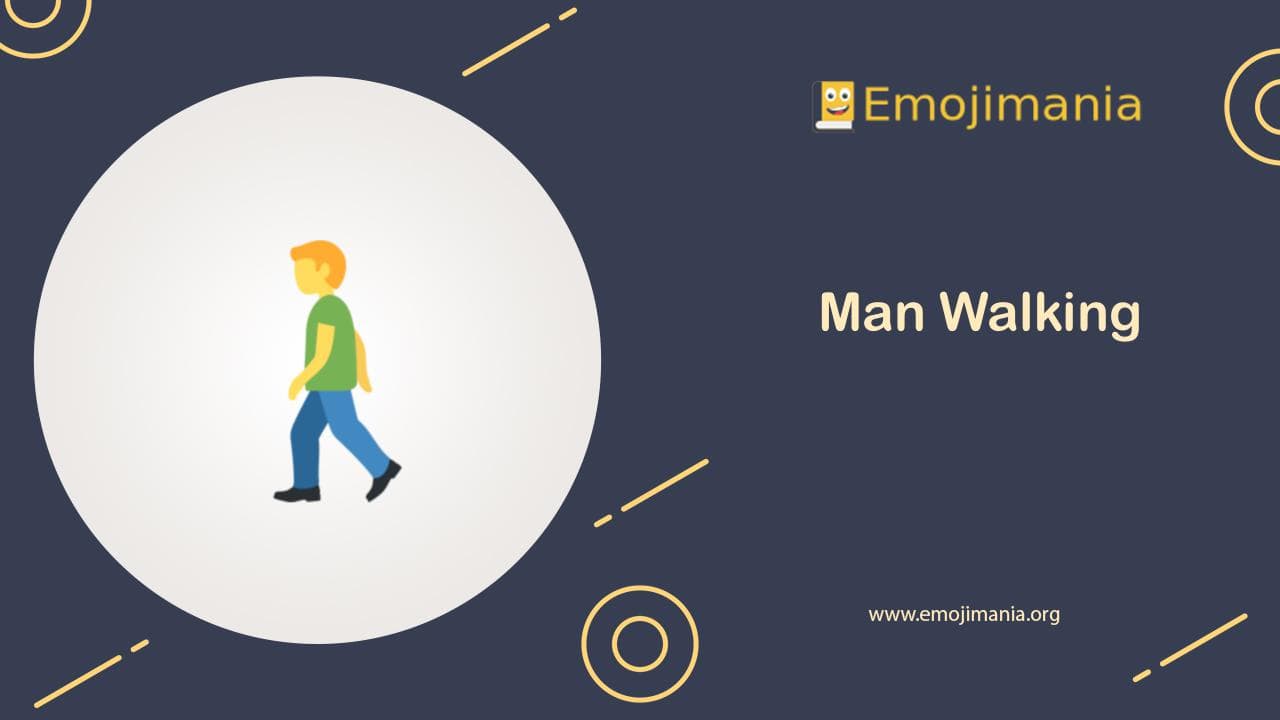 Man Walking Emoji