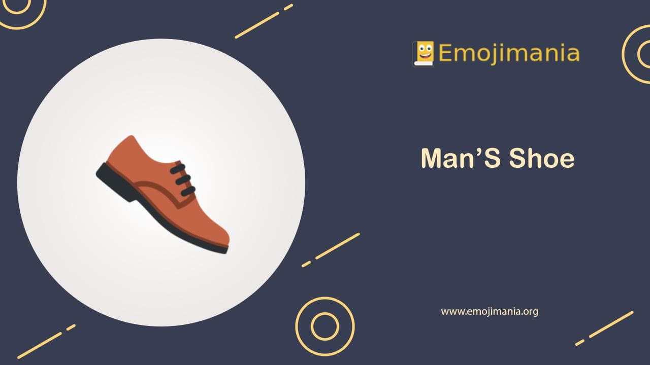 Man’S Shoe Emoji