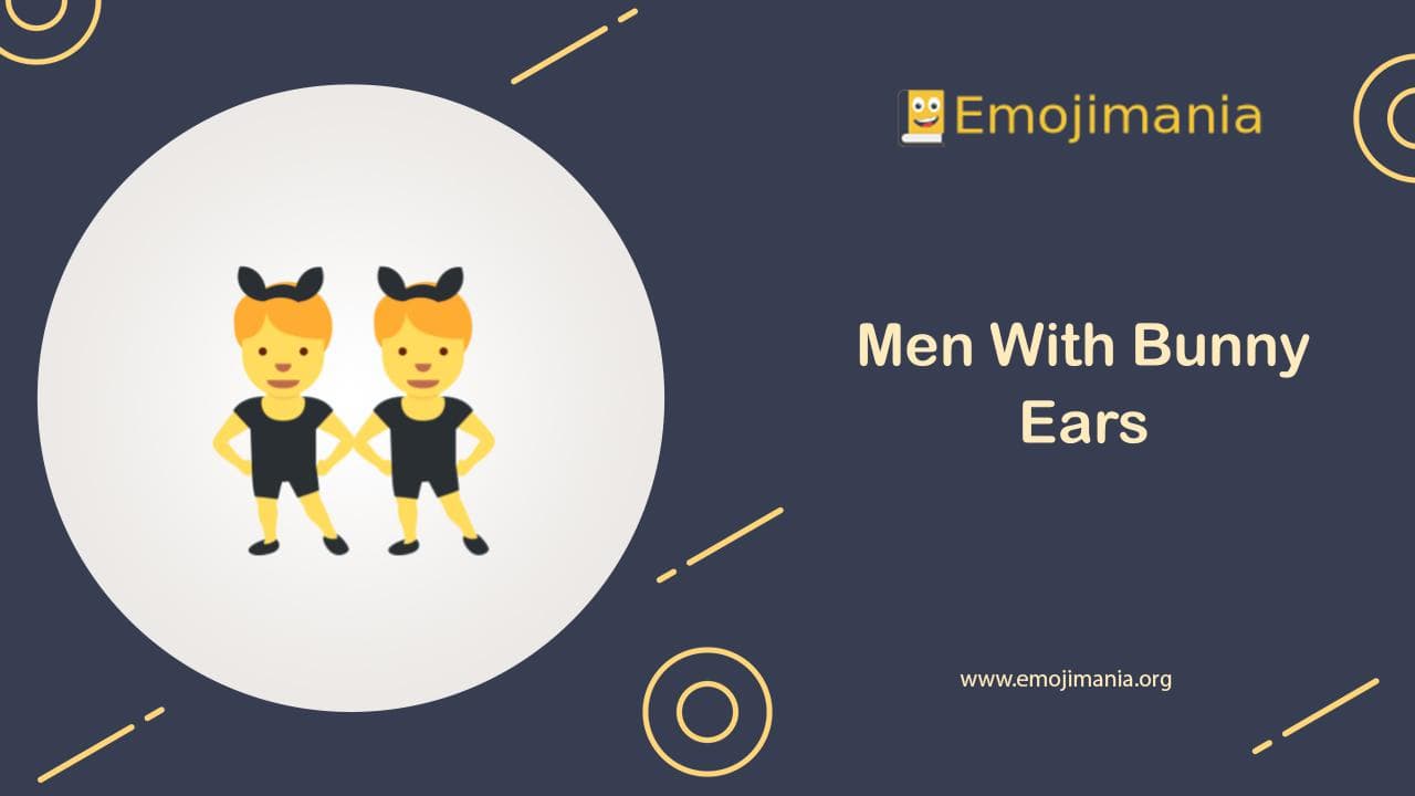 Men With Bunny Ears Emoji