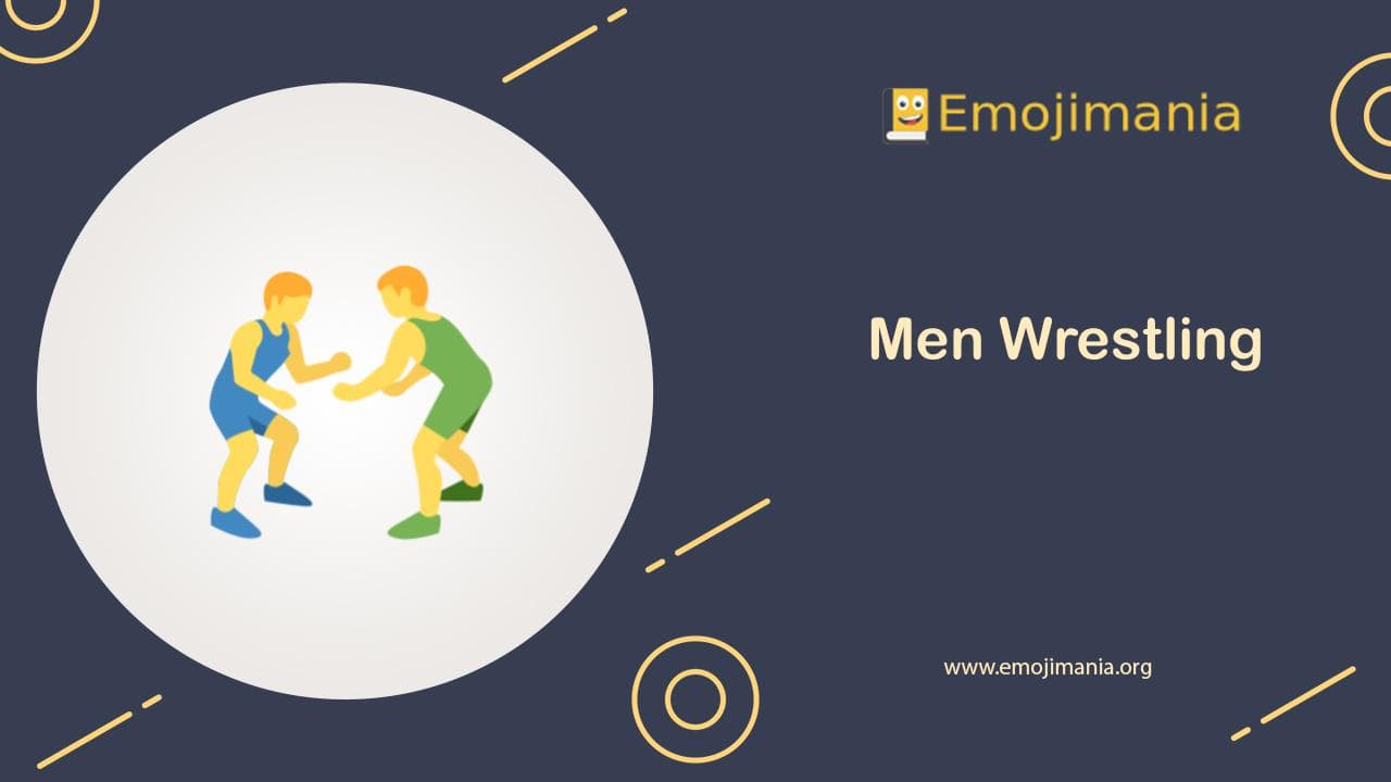 Men Wrestling Emoji