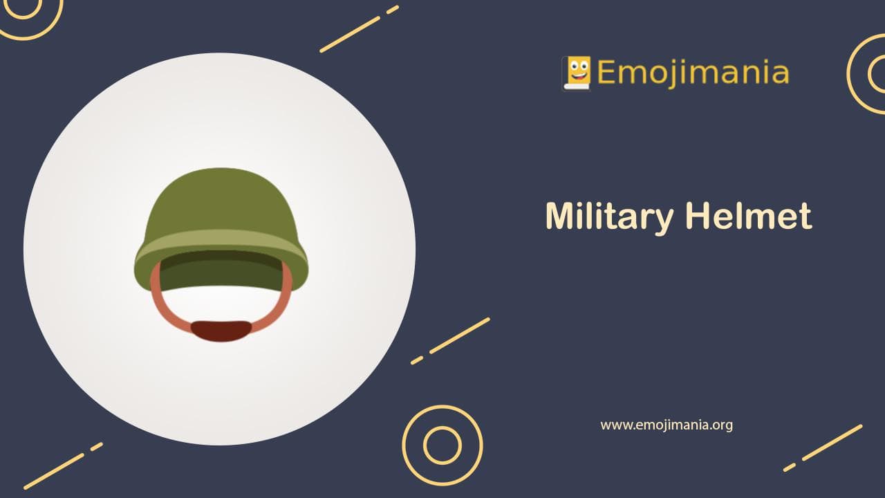 Military Helmet Emoji