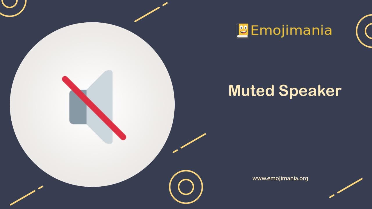 Muted Speaker Emoji