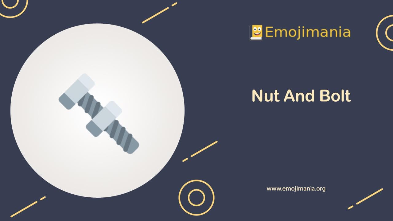 Nut And Bolt Emoji