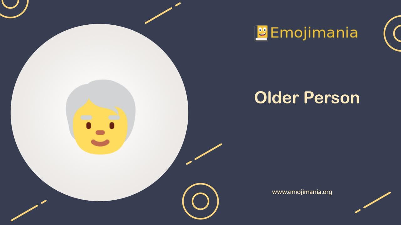 Older Person Emoji