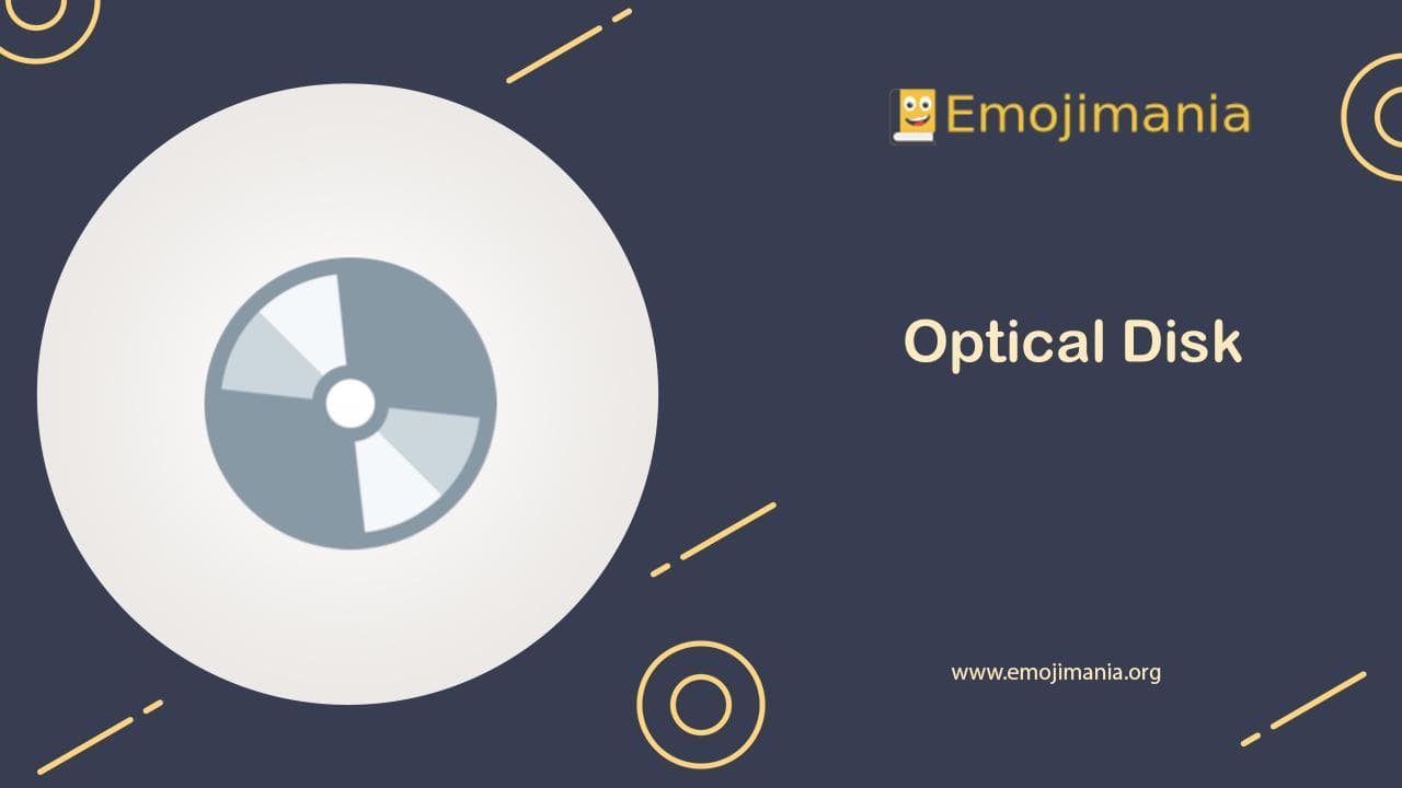 Optical Disk Emoji
