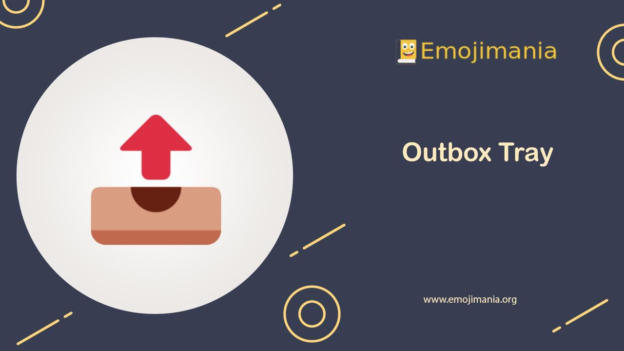 Outbox Tray Emoji