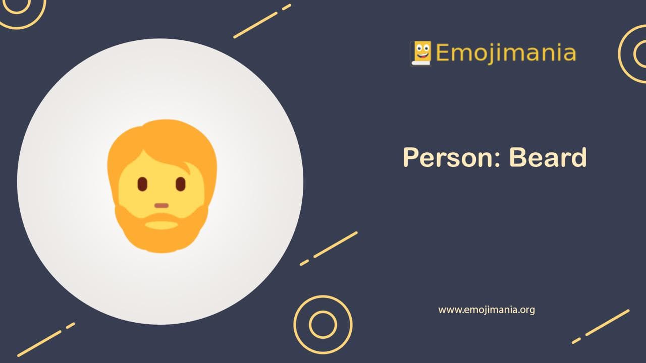 Person: Beard Emoji
