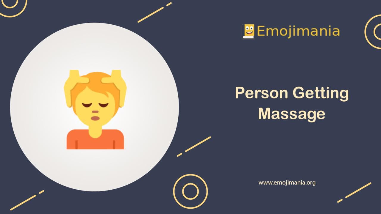 Person Getting Massage Emoji