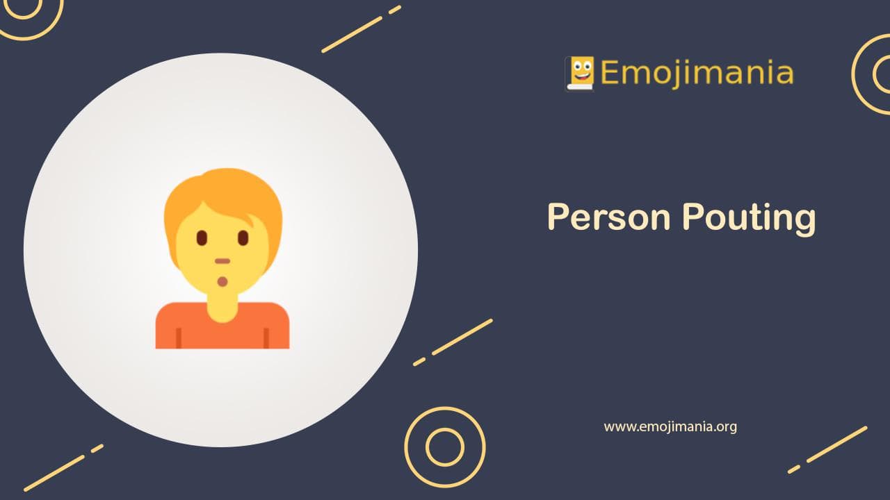 Person Pouting Emoji