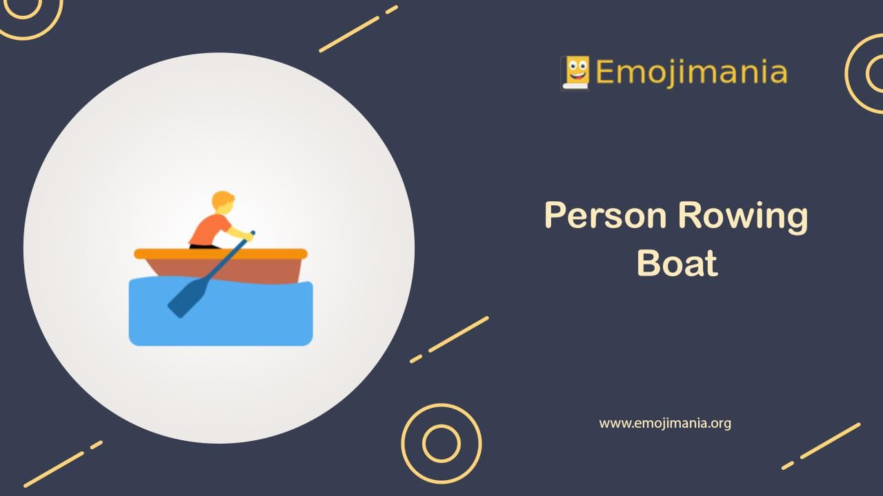 Person Rowing Boat Emoji
