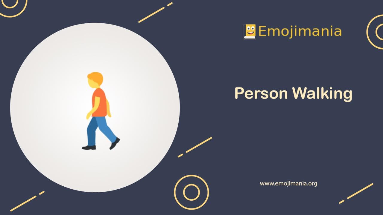 Person Walking Emoji