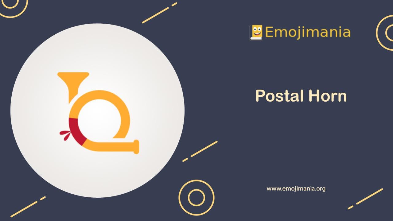 Postal Horn Emoji