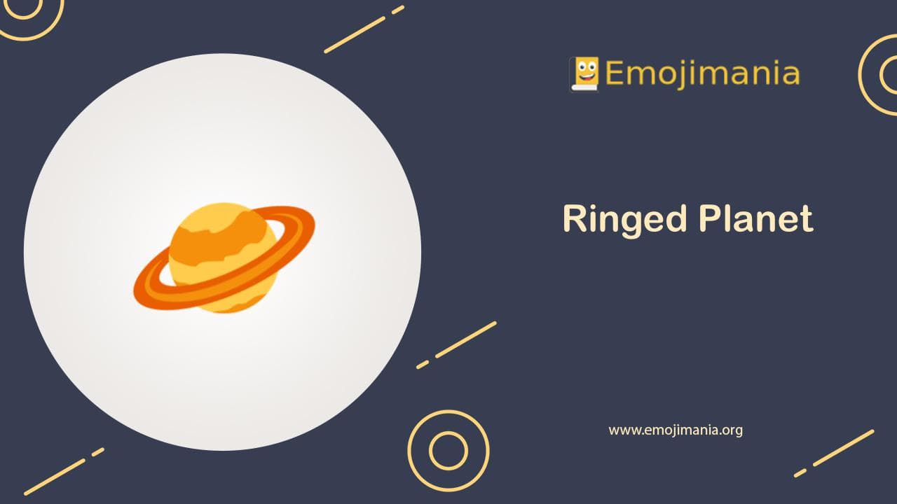 πͺ Ringed Planet emoji Copy & Paste - Emojimania
