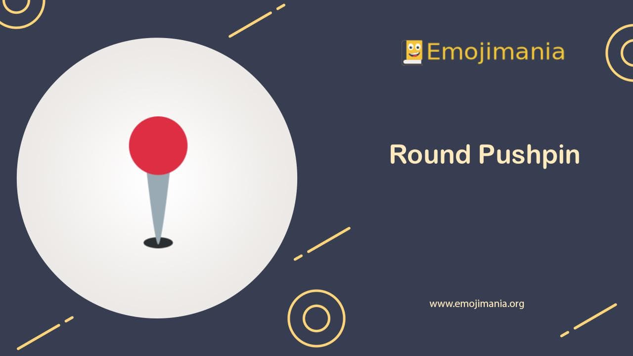 Round Pushpin Emoji