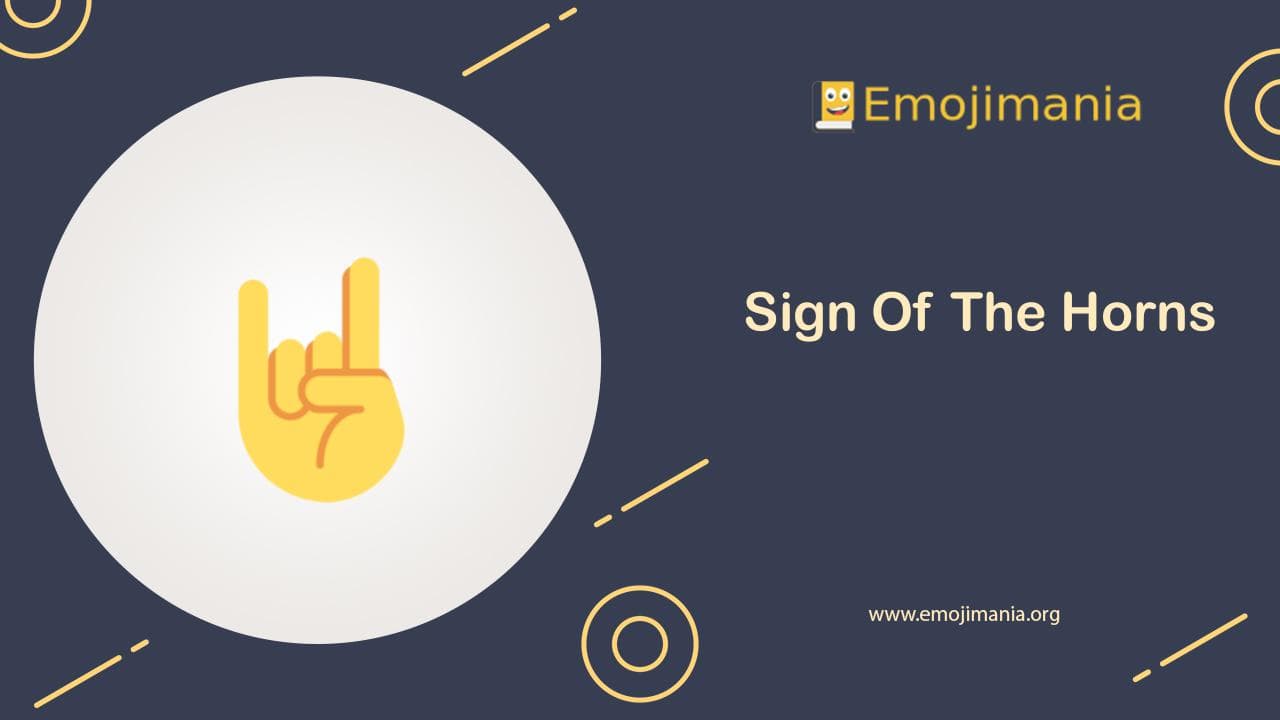 Sign Of The Horns Emoji
