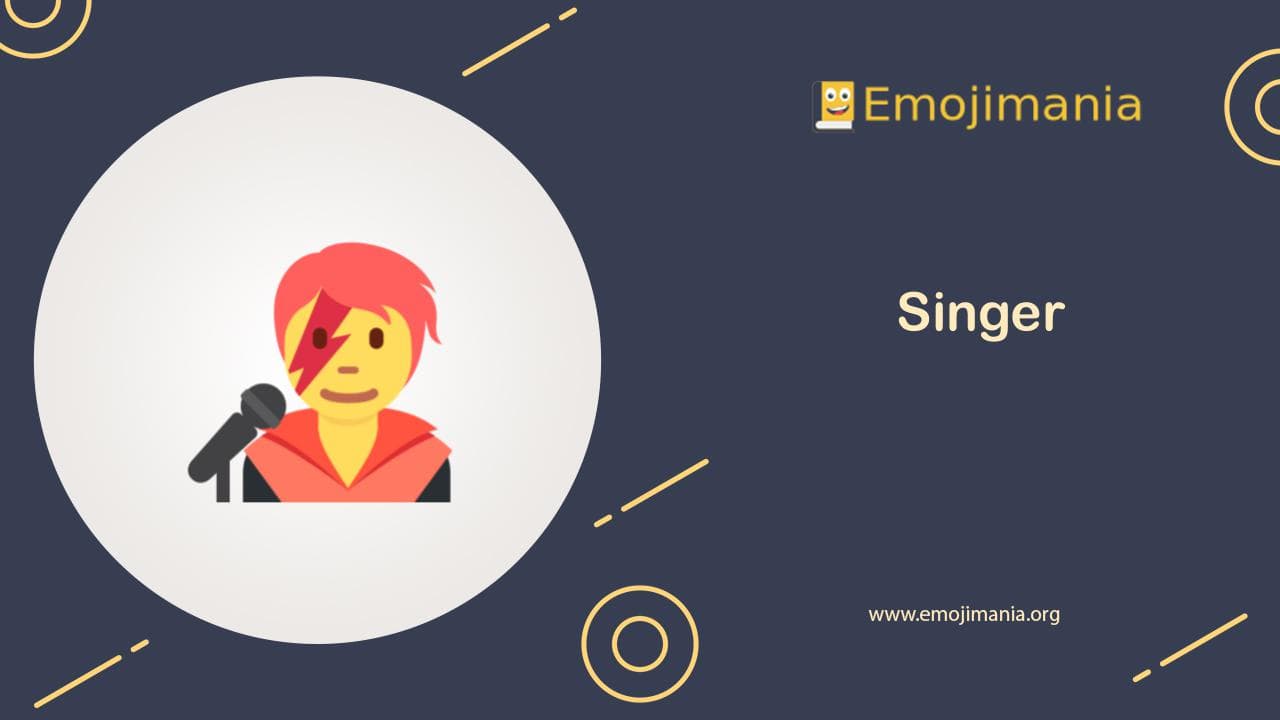 Singer Emoji