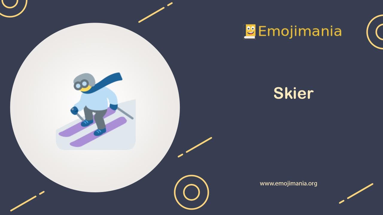 Skier Emoji