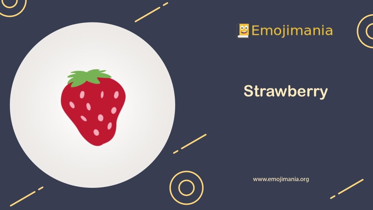 Strawberry Emoji