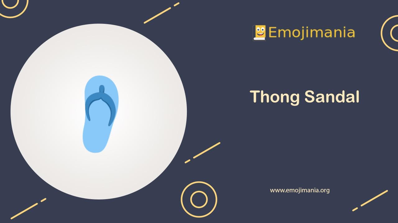Thong Sandal Emoji