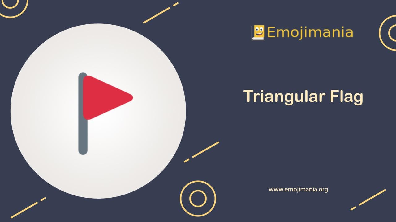 Triangular Flag Emoji