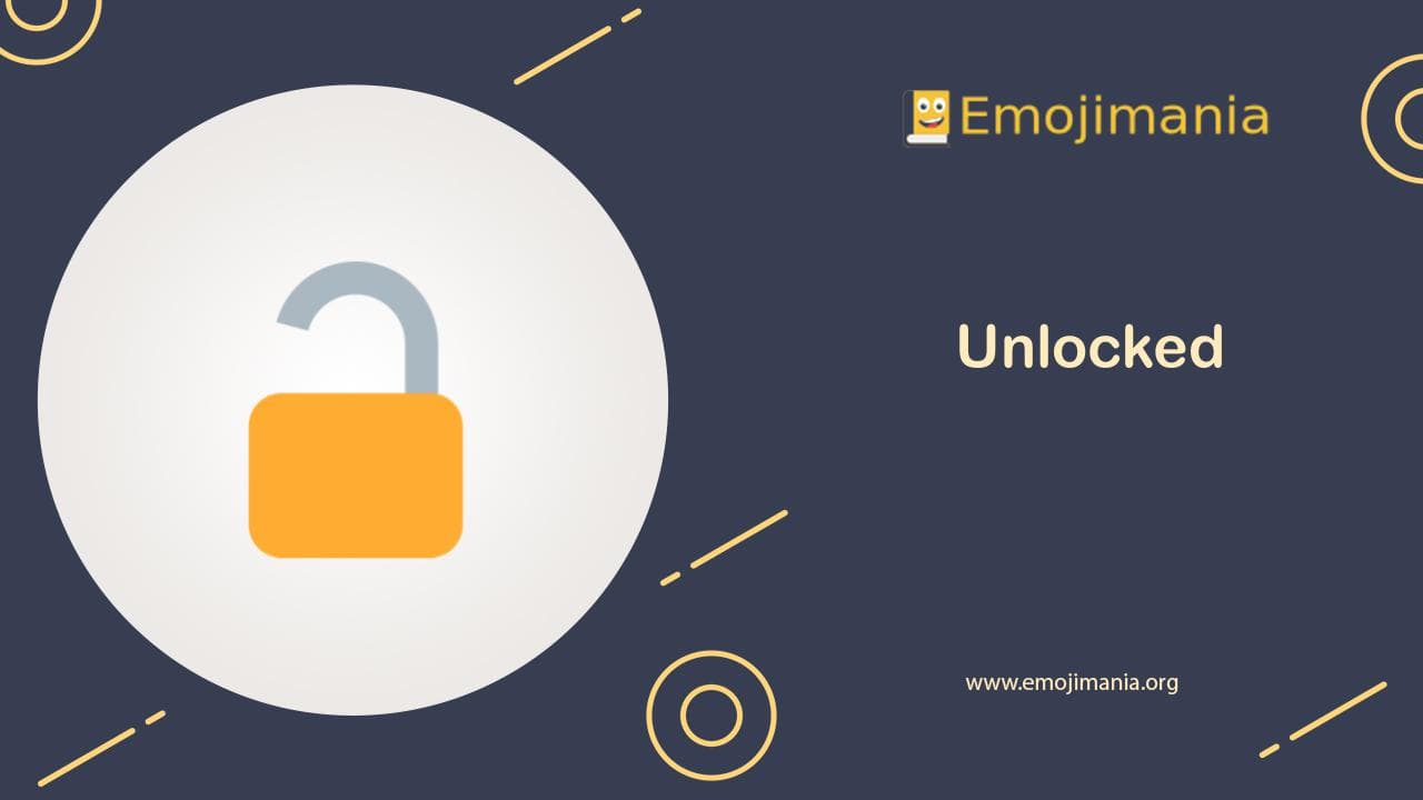 Unlocked Emoji