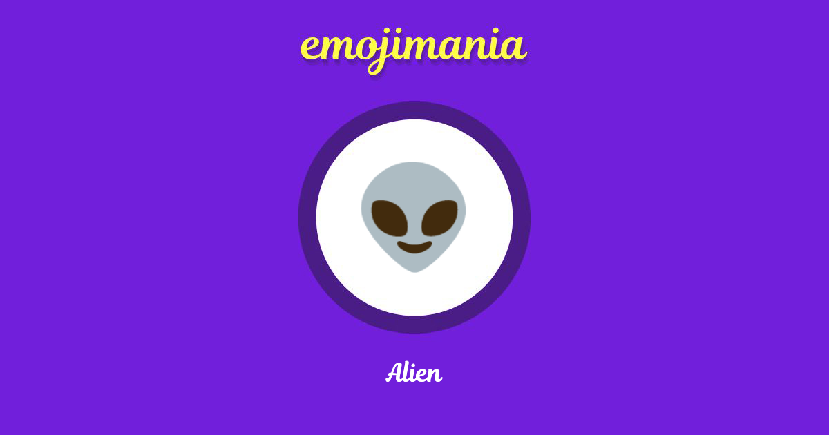 Alien Emoji copy and paste