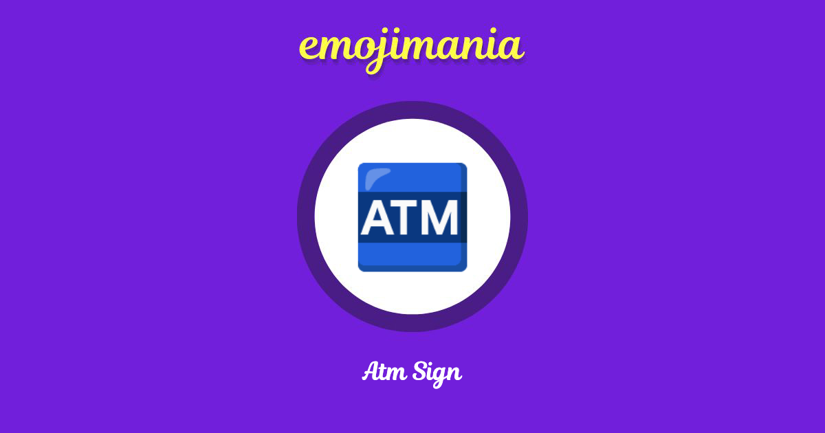 Atm Sign Emoji copy and paste