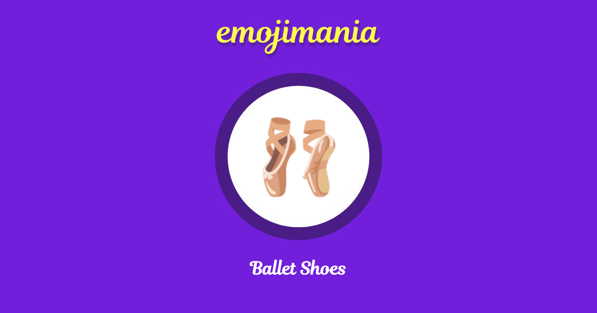 Ballet Shoes Emoji copy and paste