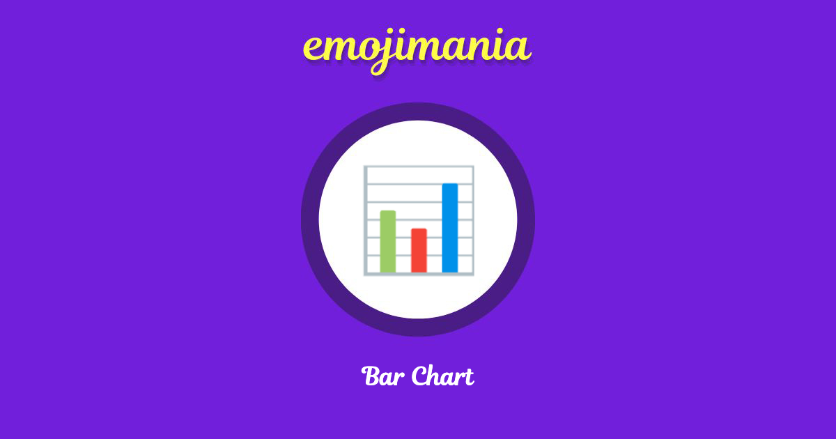 Bar Chart Emoji copy and paste