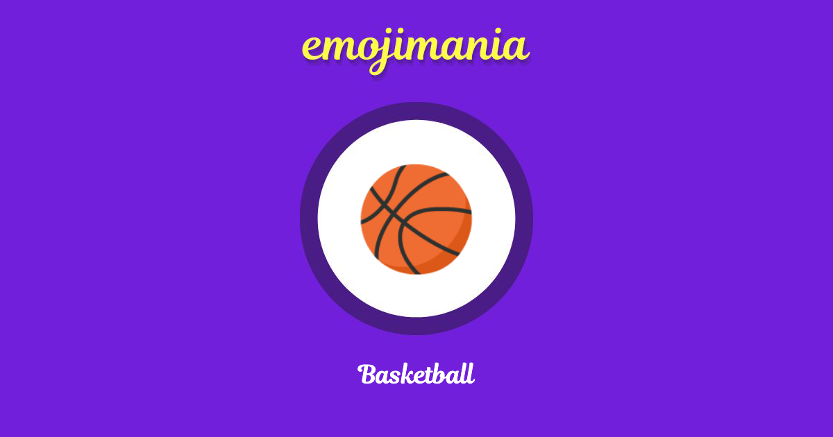 Basketball Emoji copy and paste