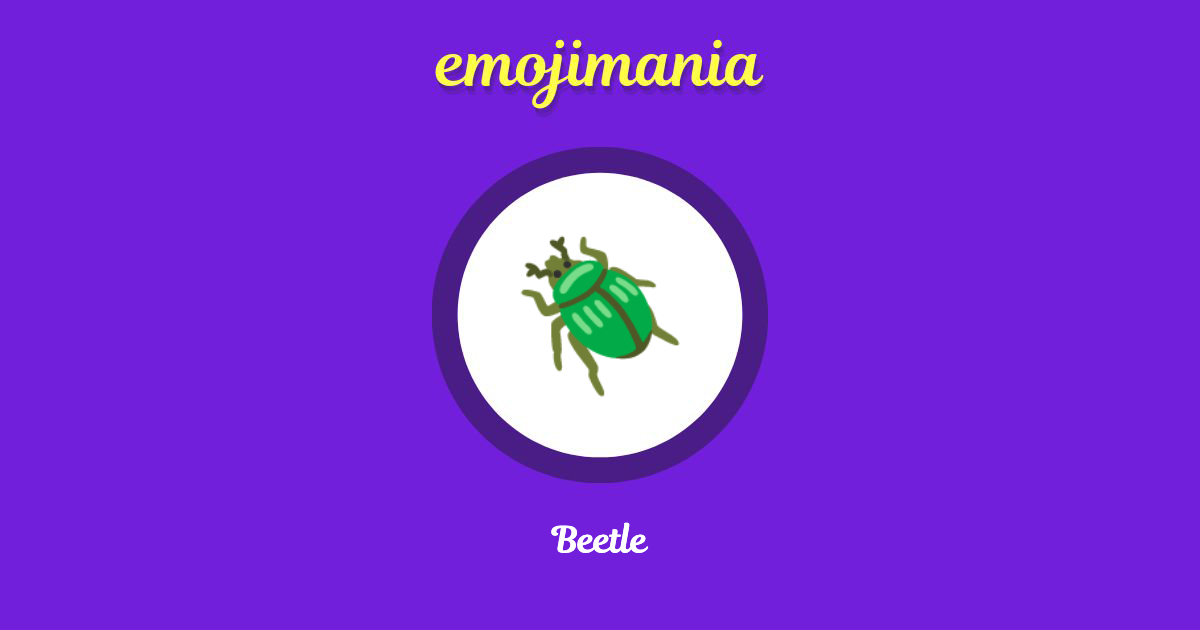 Beetle Emoji copy and paste