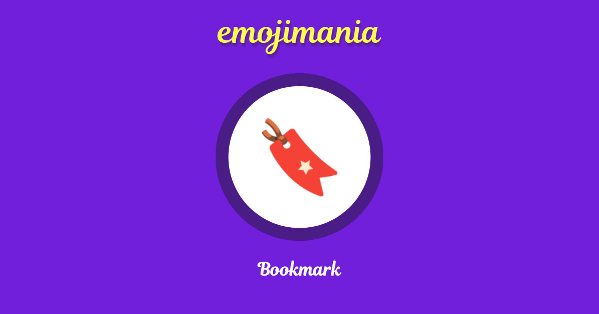 Bookmark Emoji copy and paste