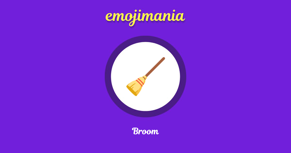Broom Emoji copy and paste