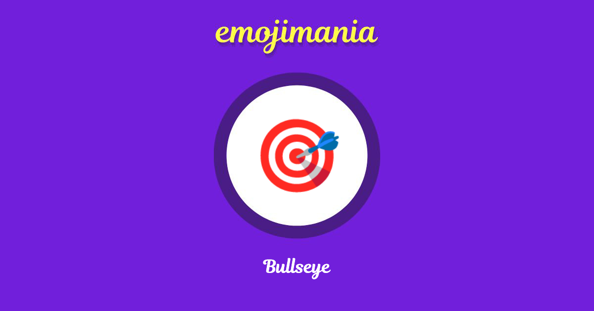 Bullseye Emoji copy and paste