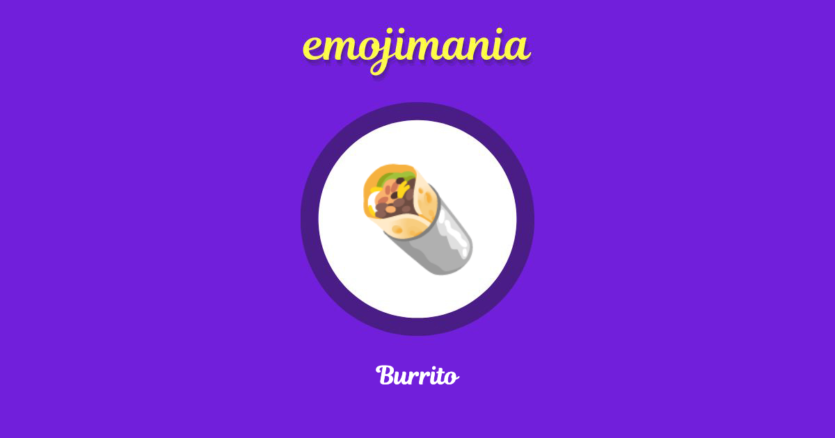 Burrito Emoji copy and paste