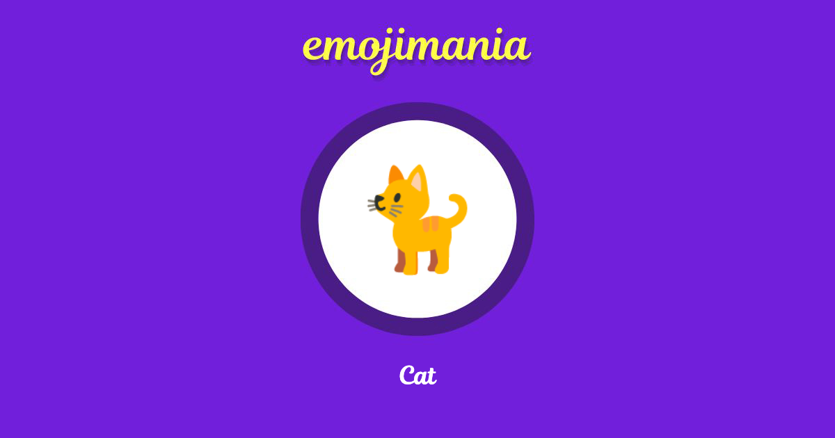 Cat Emoji copy and paste