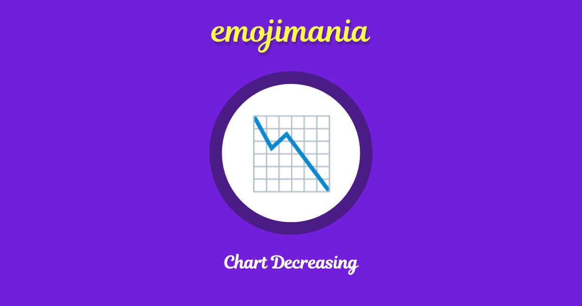 Chart Decreasing Emoji copy and paste