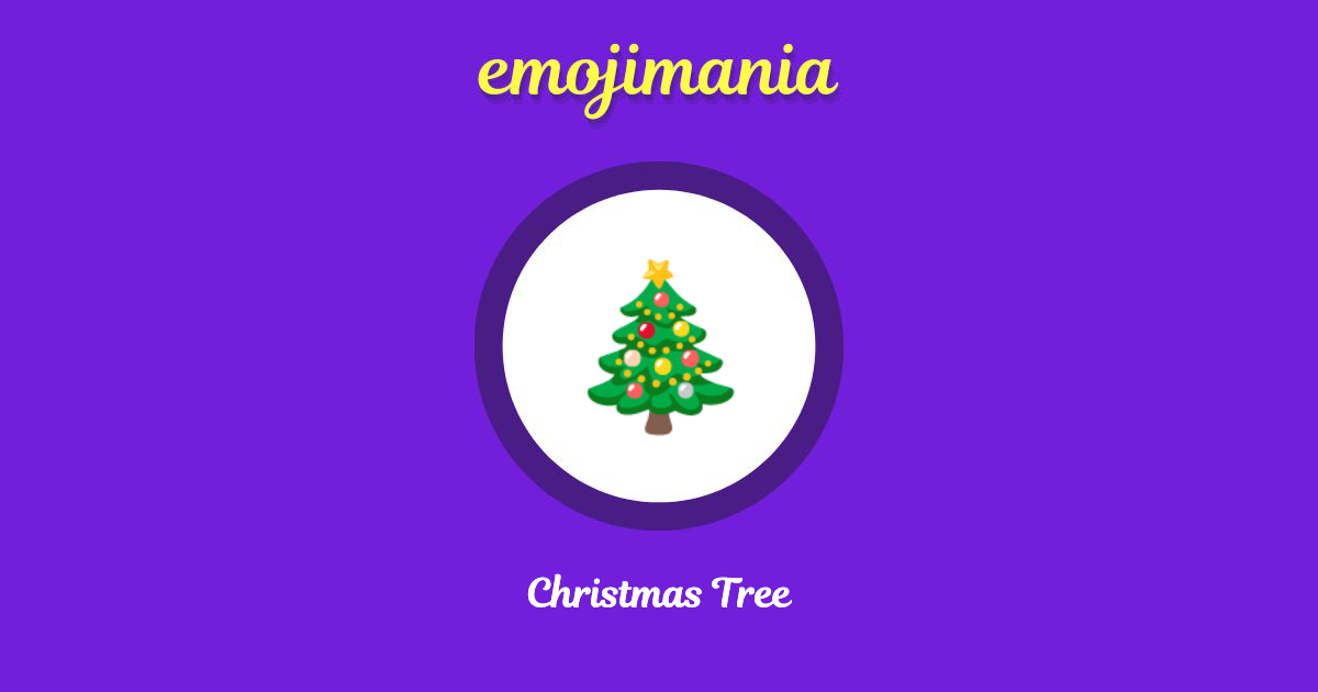 Christmas Tree Emoji copy and paste