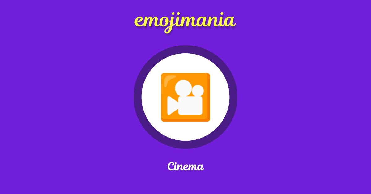 Cinema Emoji copy and paste