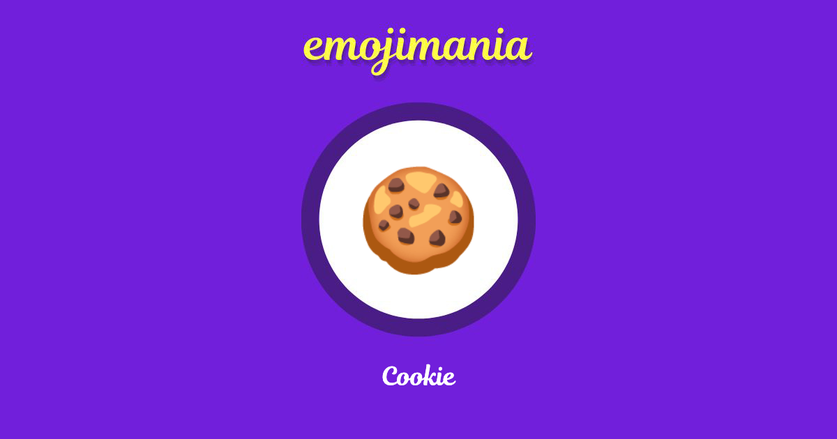 Cookie Emoji copy and paste