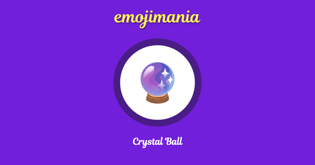 Crystal Ball Emoji copy and paste