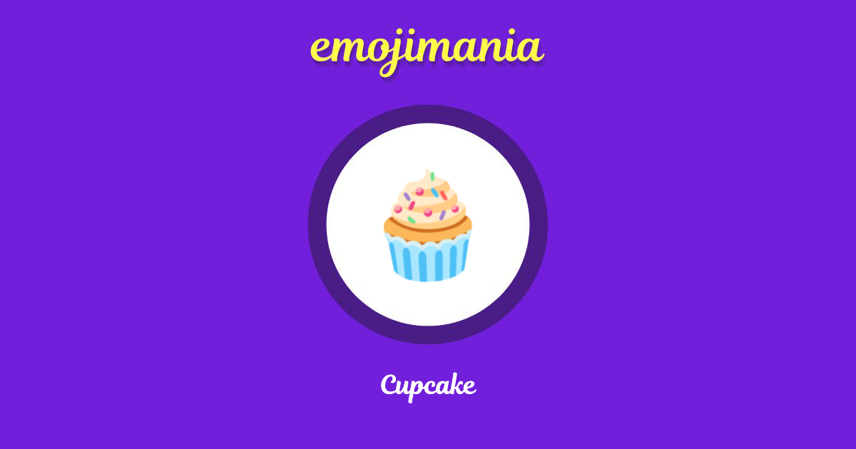 Cupcake Emoji copy and paste