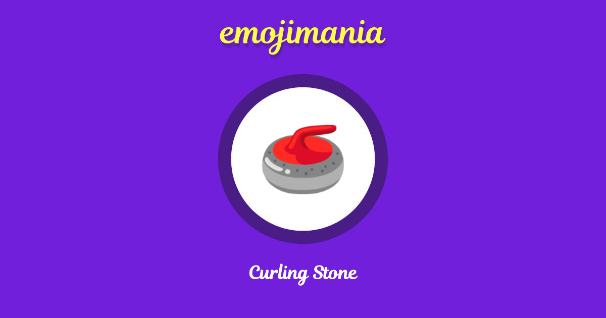 Curling Stone Emoji copy and paste