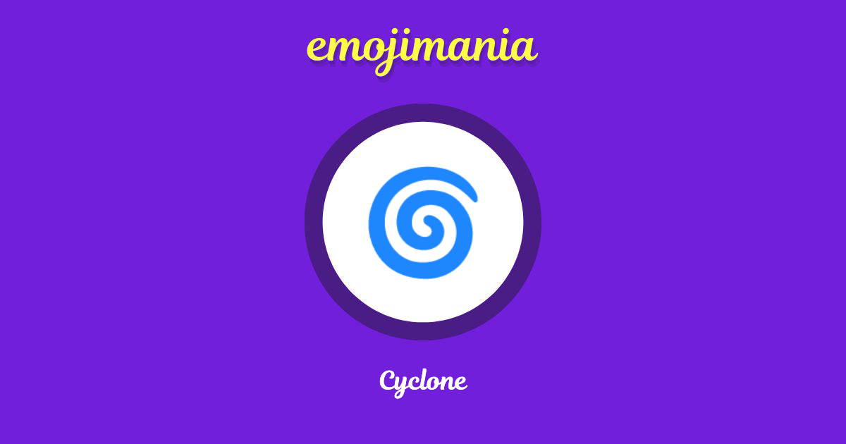 Cyclone Emoji copy and paste