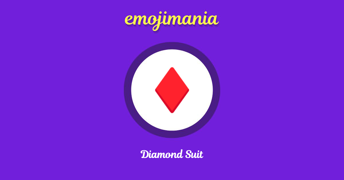 Diamond Suit Emoji copy and paste