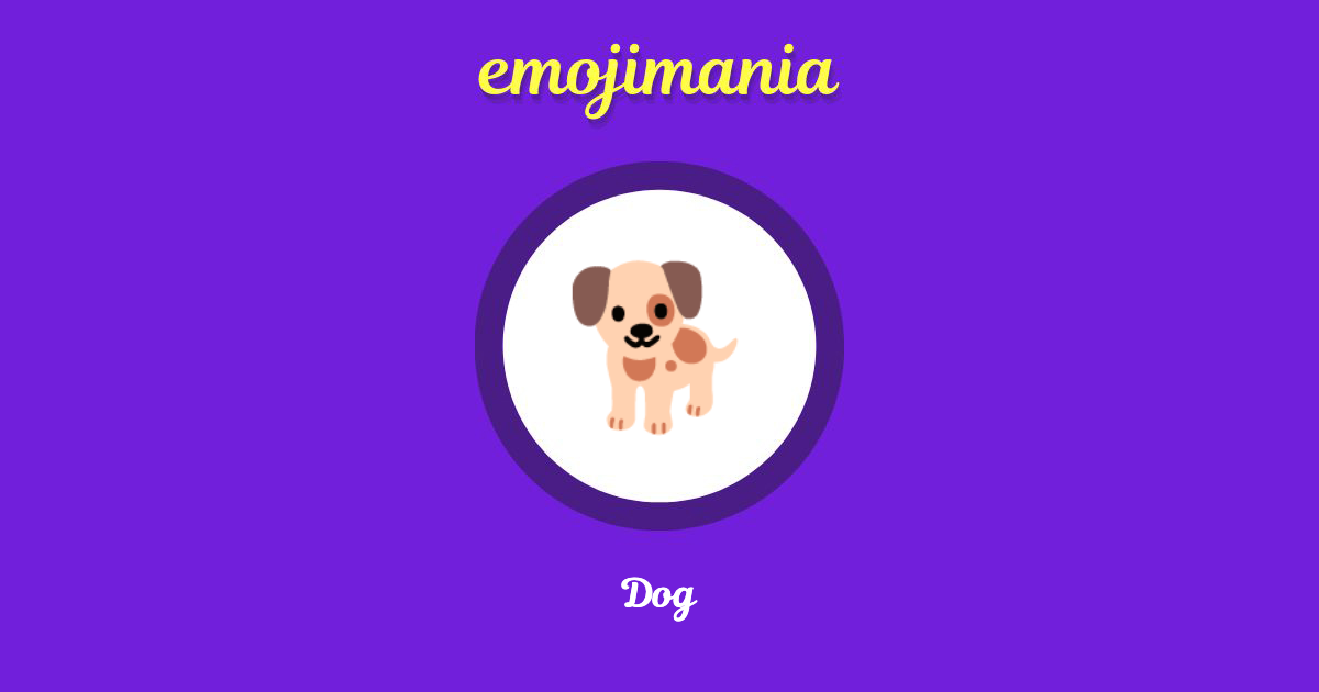 Dog Emoji copy and paste