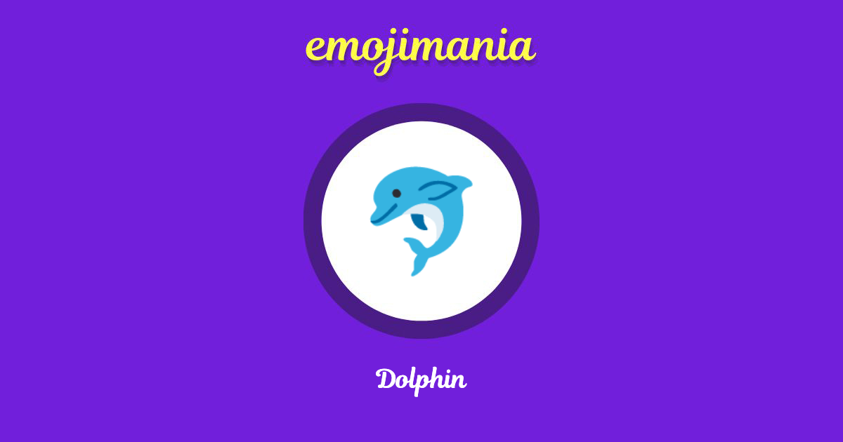 Dolphin Emoji copy and paste