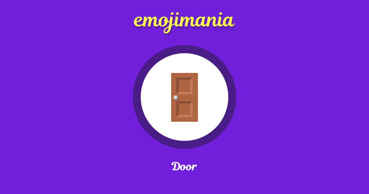 Door Emoji copy and paste